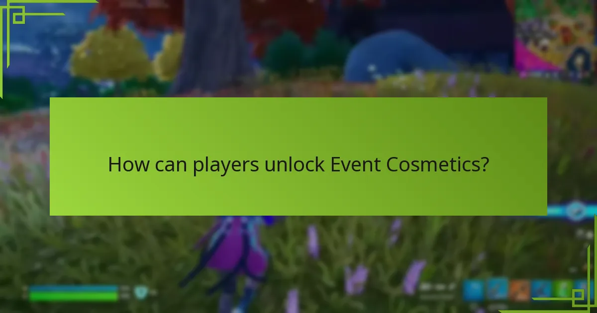 How is the rarity of Event Cosmetics determined?