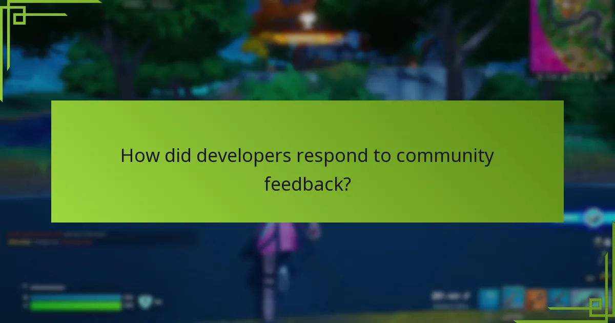 What suggestions did the community provide?